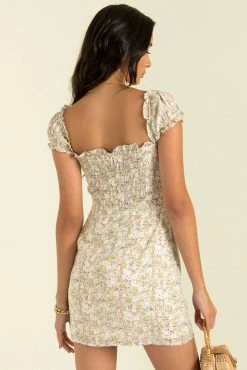 Sundae Muse Floral Dresses Isla Dress / Sage Floral