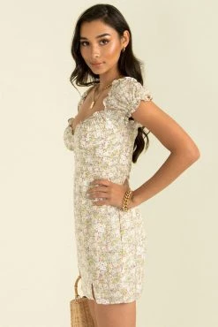 Sundae Muse Floral Dresses Isla Dress / Sage Floral