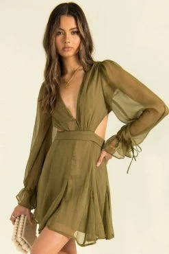 Sundae Muse DRESSES Tianna Dress / Khaki