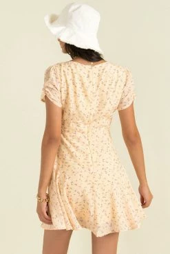 Sundae Muse Esme Dress / Yellow Floral Dresses