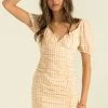 Sundae Muse Harvey Dress / Beige Check DRESSES