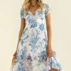 Sundae Muse Xander Dress / Blue Floral New Arrivals