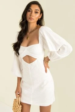Sundae Muse Sale 2022 5 Sundae Muse White Dresses Aubrey Dress / White