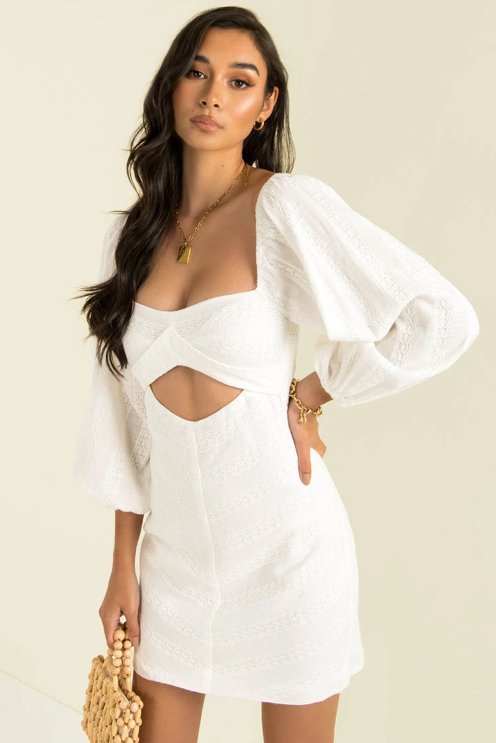 Sundae Muse White Dresses Aubrey Dress / White 3 Sundae Muse White Dresses Aubrey Dress / White