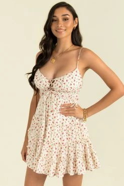 Sundae Muse Floral Dresses Cassandra Dress / White 22 Sundae Muse Floral Dresses Cassandra Dress / White