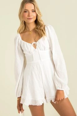 Sundae Muse Aggie Playsuit / White