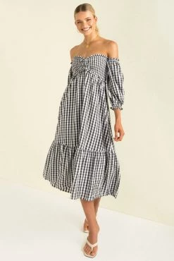 Sundae Muse DRESSES Sierra Dress / Black Check