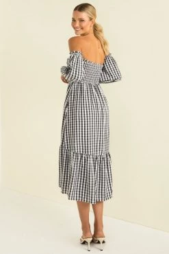 Sundae Muse DRESSES Sierra Dress / Black Check