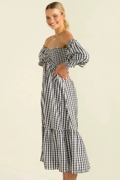 Sundae Muse DRESSES Sierra Dress / Black Check
