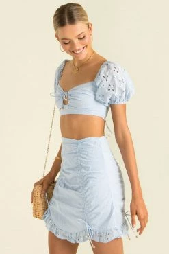 Sundae Muse Bottoms Dree Skirt / Sky