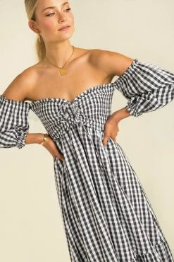 Sundae Muse DRESSES Sierra Dress / Black Check