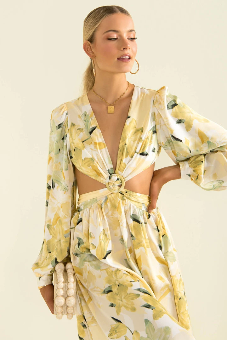 Sundae Muse New Arrivals Havana Dress / Yellow 3 Sundae Muse New Arrivals Havana Dress / Yellow
