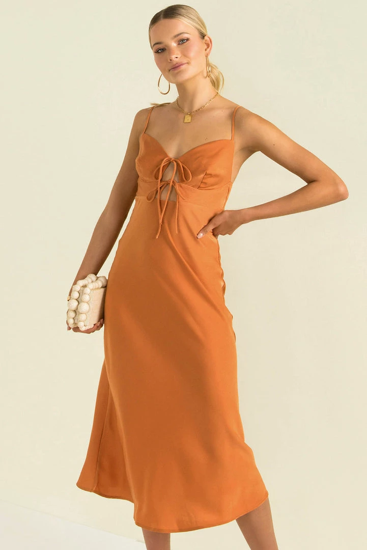 Sundae Muse Alessandra Dress / Peach DRESSES 3 Sundae Muse Alessandra Dress / Peach DRESSES