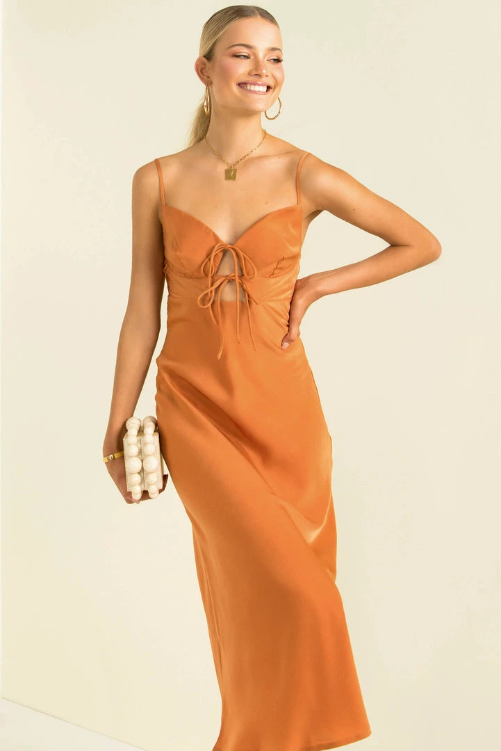 Sundae Muse Alessandra Dress / Peach DRESSES 14 Sundae Muse Alessandra Dress / Peach DRESSES