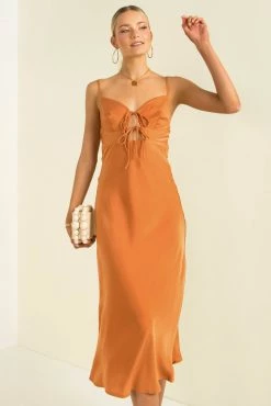 Sundae Muse Alessandra Dress / Peach DRESSES 16 Sundae Muse Alessandra Dress / Peach DRESSES