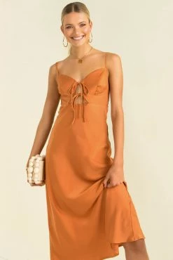 Sundae Muse Alessandra Dress / Peach DRESSES