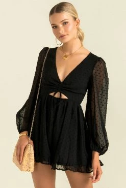 Sundae Muse Playsuits & Rompers Hope Playsuit / Black