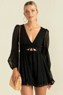 Sundae Muse Playsuits & Rompers Hope Playsuit / Black