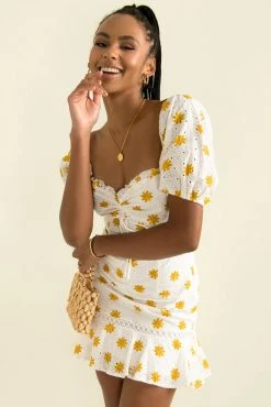 Sundae Muse DRESSES Neve Dress / Yellow Floral