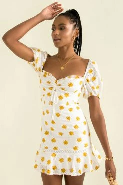 Sundae Muse DRESSES Neve Dress / Yellow Floral