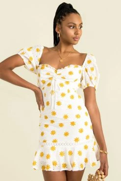 Sundae Muse DRESSES Neve Dress / Yellow Floral