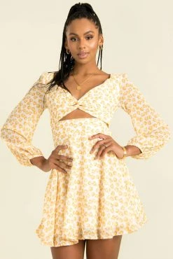 Sundae Muse Rosalyn Dress / Yellow