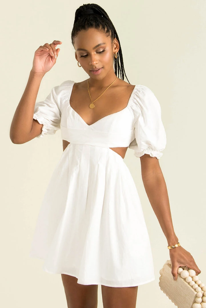Sundae Muse DRESSES Peyton Dress / White 4 Sundae Muse DRESSES Peyton Dress / White