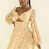 Sundae Muse Rosalyn Dress / Yellow 2 Sundae Muse Rosalyn Dress / Yellow