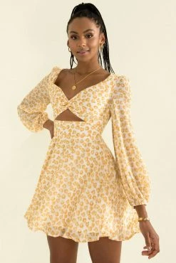 Sundae Muse Rosalyn Dress / Yellow