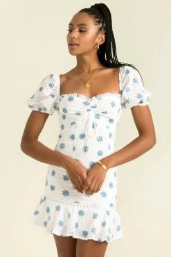 Sundae Muse Neve Dress / Blue Floral DRESSES