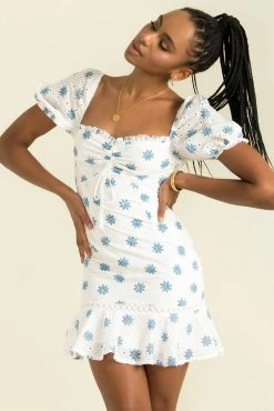 Sundae Muse Neve Dress / Blue Floral DRESSES