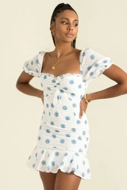 Sundae Muse Neve Dress / Blue Floral DRESSES