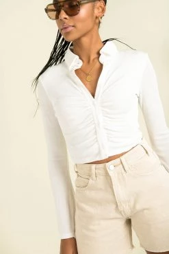 Sundae Muse New Arrivals Gianna Top / White