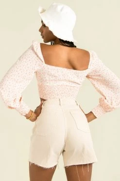 Sundae Muse Joss Top / Pink Floral Tops 17 Sundae Muse Joss Top / Pink Floral Tops