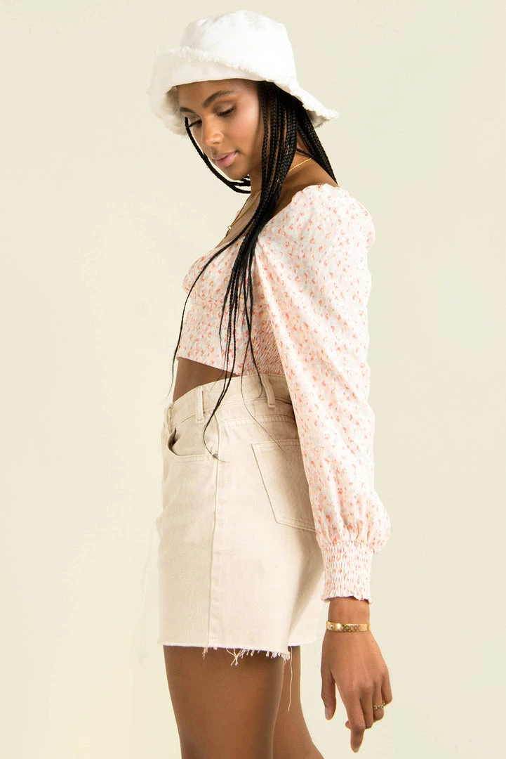 Sundae Muse Joss Top / Pink Floral Tops 7 Sundae Muse Joss Top / Pink Floral Tops