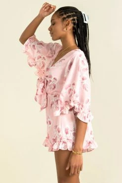 Sundae Muse New Arrivals Alice Playsuit / Pink Print