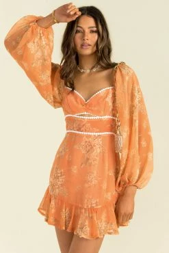 Sundae Muse Nicole Dress / Orange DRESSES