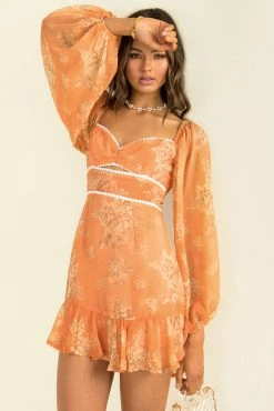 Sundae Muse Nicole Dress / Orange DRESSES