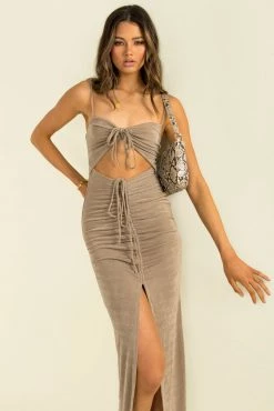 Sundae Muse Yana Dress / Beige DRESSES