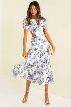 Sundae Muse Jameson Dress / Blue Floral