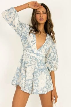 Sundae Muse Chantilly Playsuit / Blue 15 Sundae Muse Chantilly Playsuit / Blue