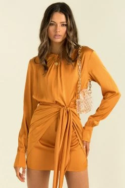 Sundae Muse Serita Dress / Rust DRESSES