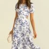 Sundae Muse Jameson Dress / Blue Floral