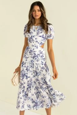 Sundae Muse Jameson Dress / Blue Floral