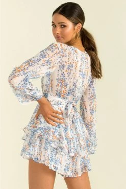 Sundae Muse Giselle Playsuit / Light Blue