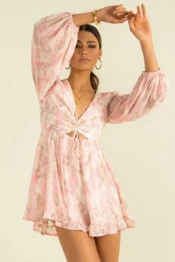 Sundae Muse Hope Playsuit / Pink Print