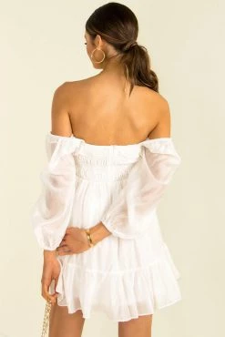 Sundae Muse Colette Dress / White