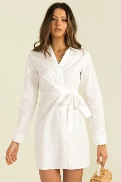 Sundae Muse DRESSES Elena Dress / White