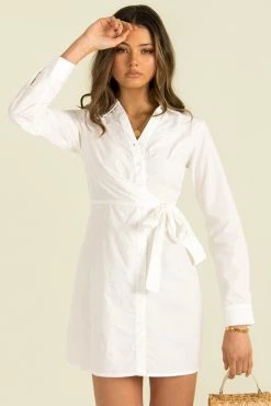 Sundae Muse DRESSES Elena Dress / White