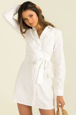 Sundae Muse DRESSES Elena Dress / White